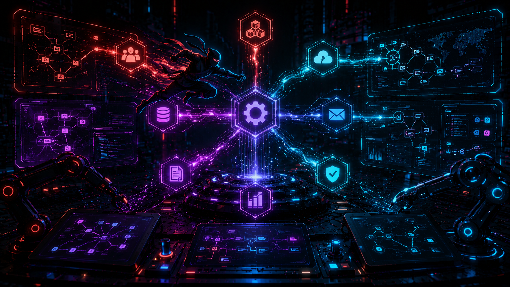 Ninjamation companion module visual for Automation-heavy operators.