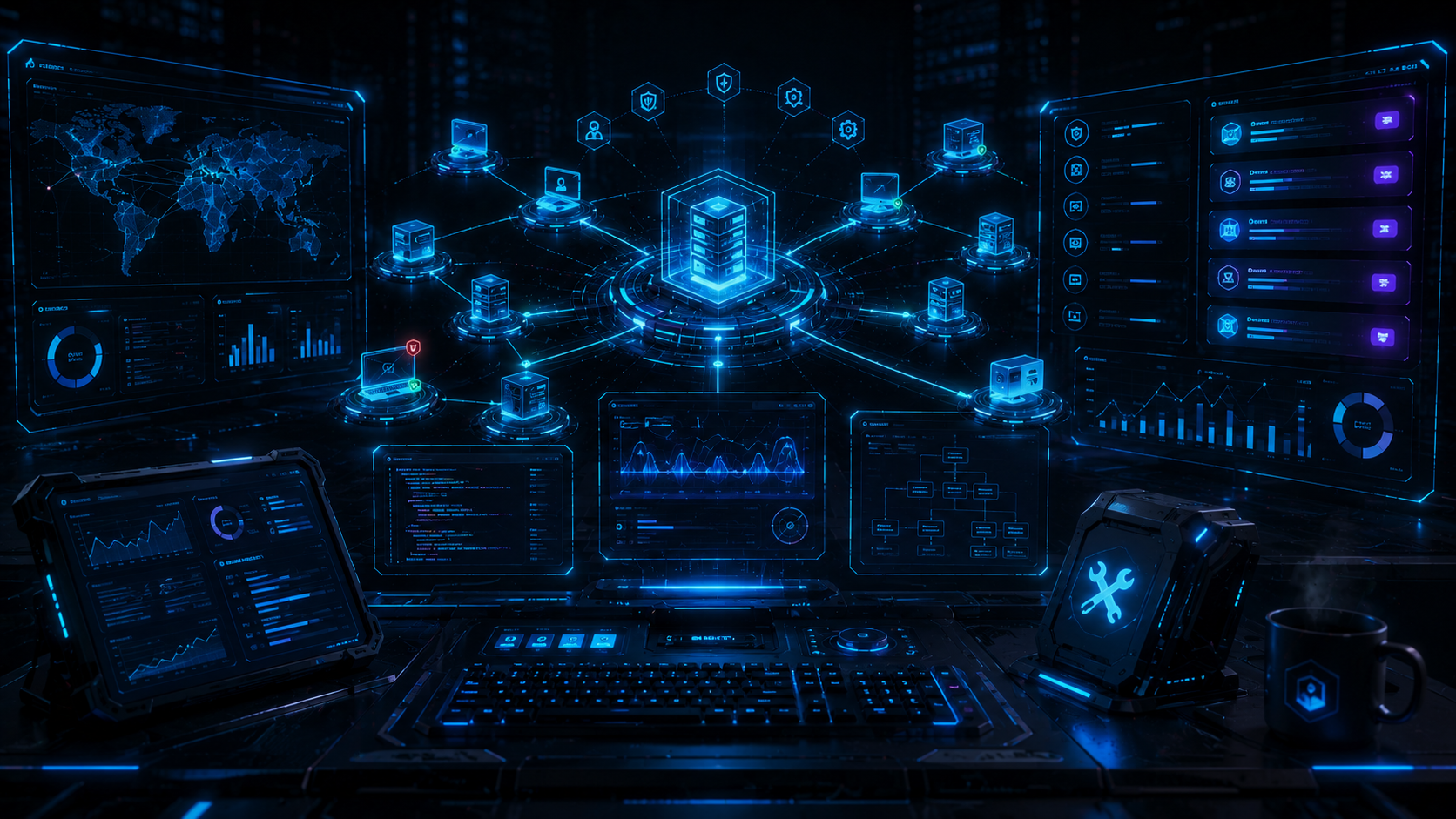 TechDeck core product visual for MSP teams and field technicians.